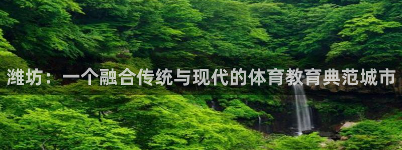 3377体育官方正版app娱乐：潍坊：一个融合传统与
